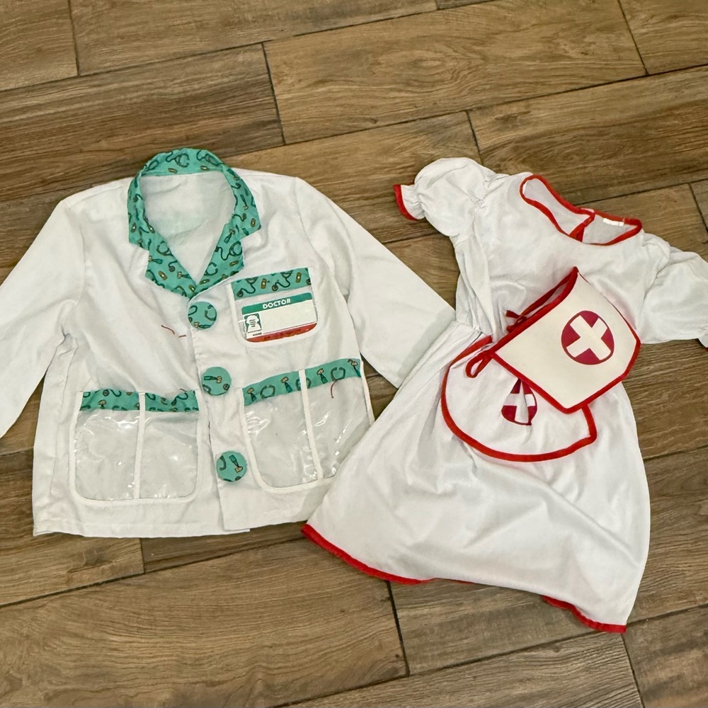 Nurse dress and doctor coat